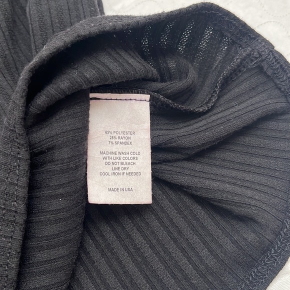 Alyssa Thomas black tie front blouse - Picture 6 of 10